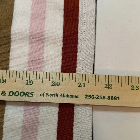 Talbots Rose Stripped Long Sleeve Tee - Picture 8 of 8